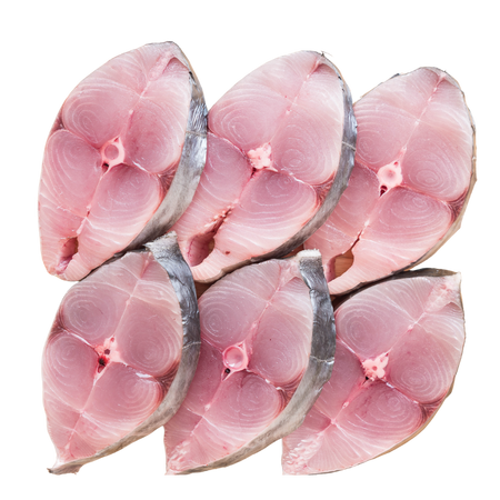 Fresh Rohu Fish Cut(Cleaned wo head & tail)