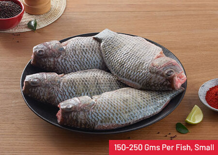 Tilapia (Jalebi) Small - Whole Cleaned & Gutted