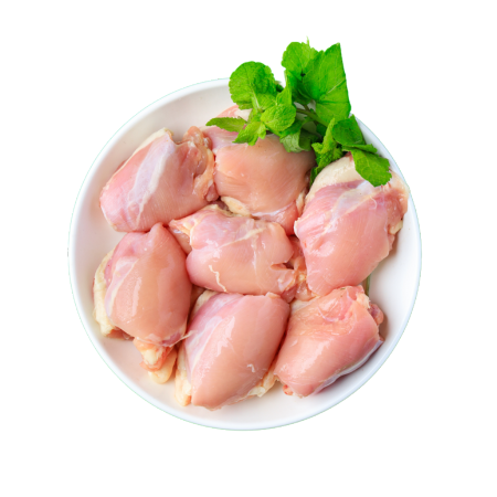 Premium Tender and Antibiotic-residue-free Chicken (Skinless) - Biryani Cut (480 to 500g Pack)