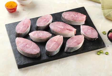 Indian Salmon (Rawas) Medium - Steaks