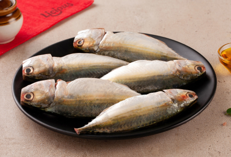 Premium Mackerel (Bangda) Small - Whole, Cleaned