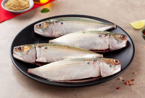 Premium Mackerel (Bangda) Medium - Whole, Cleaned